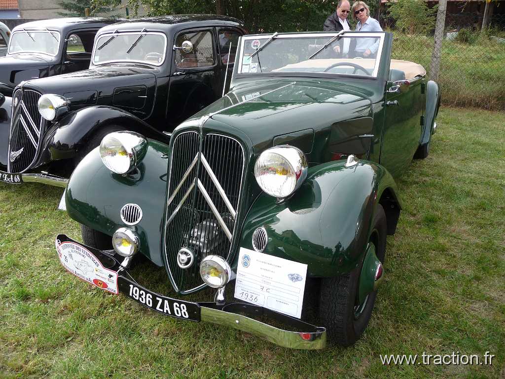2014_Rustenhart (88).JPG - 34ème Randonnée Internationale des Vendanges organisée par le CVAAM, Traction Cabriolet 7C de 1936